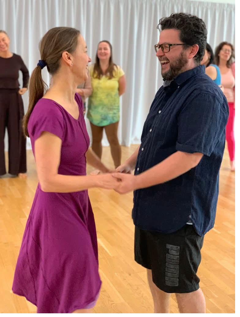 Bohumír Sláma při tanci